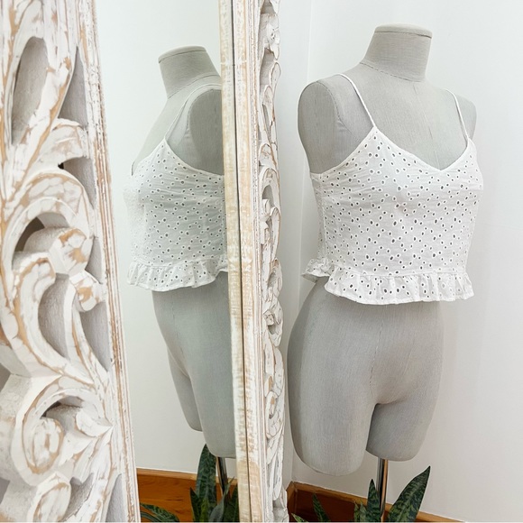 White Crop Cami - Picture 3 of 5